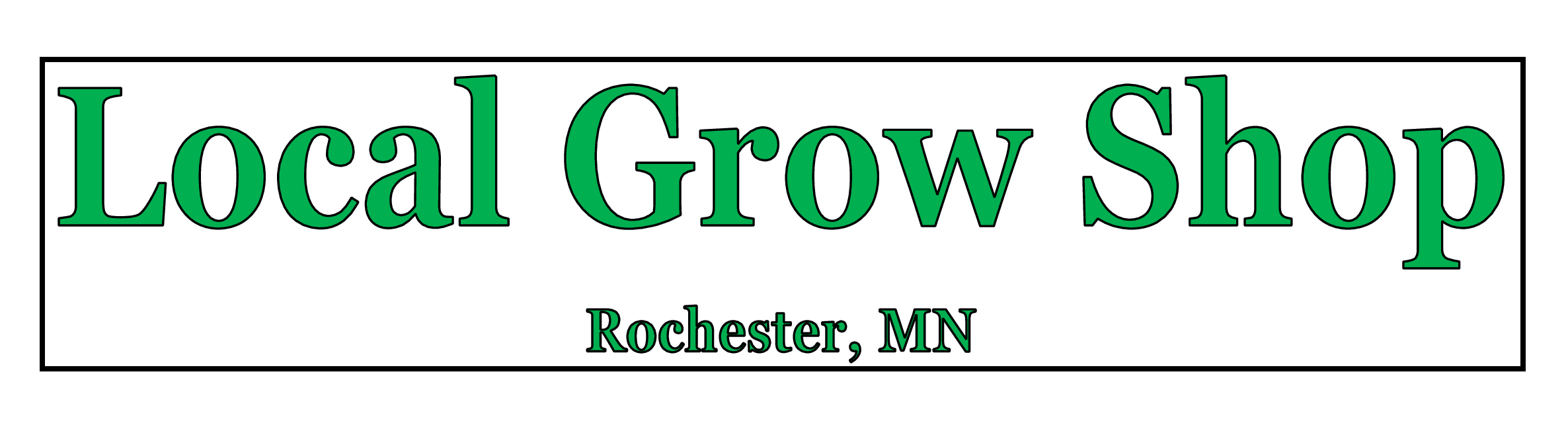 Local grow shop logo